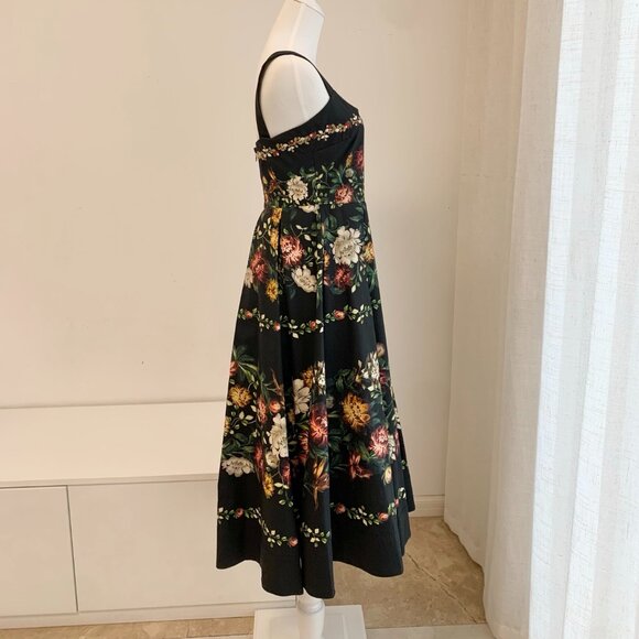 Agua by Agua Bendita Alcaparra floral cotton midi dress - Picture 5 of 10